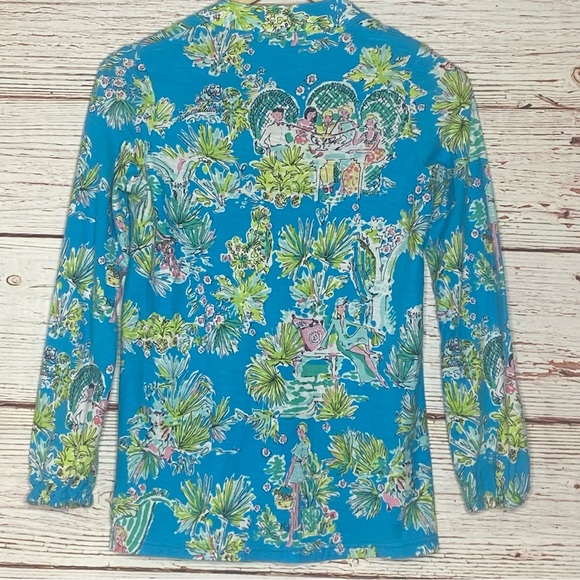 Lilly Pulitzer Joycee Top in Jungle Glam Toile Sz XS - Picture 12 of 12